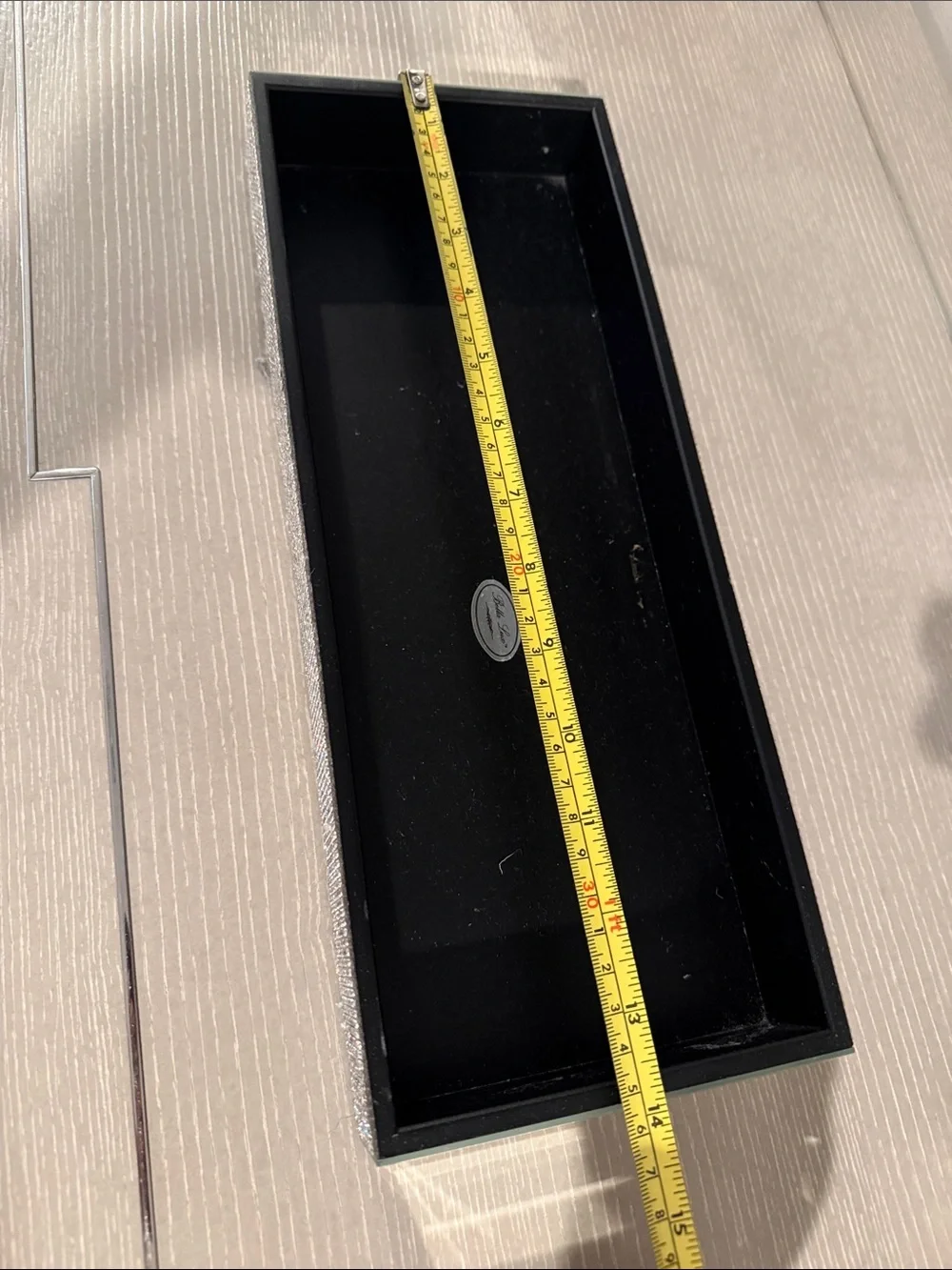 Rhinestone/mirror tray
